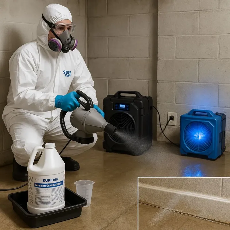 Sanitization and Odor Removal process in Leslie, MI