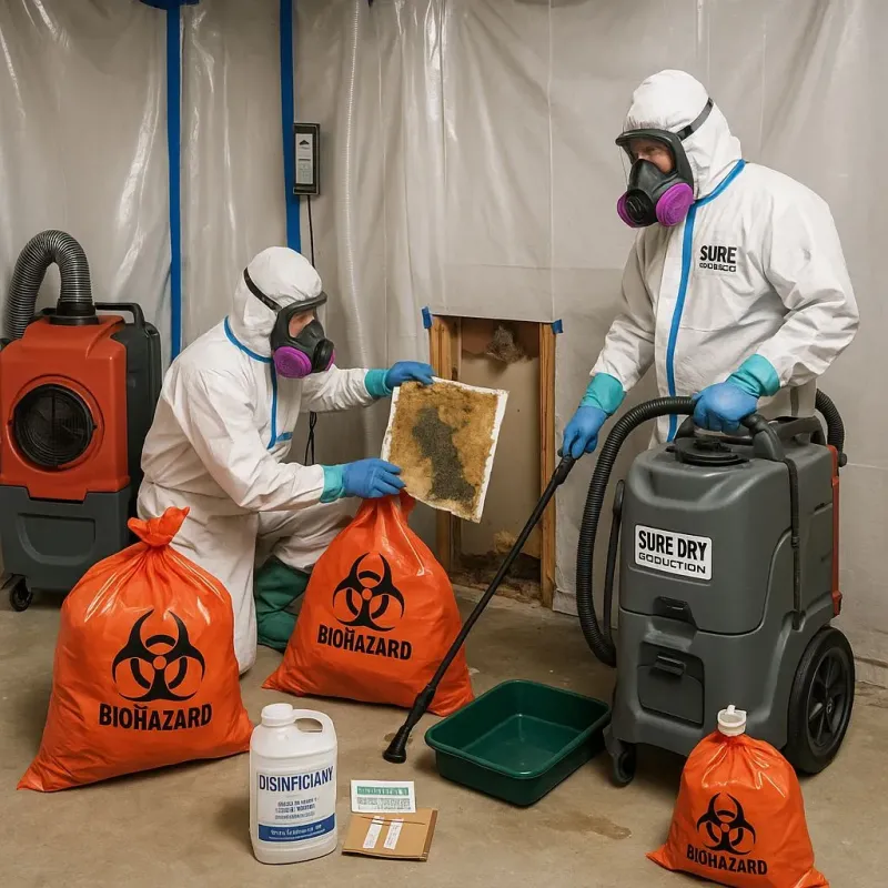 Contaminated Water Handling Protocols process in Leslie, MI
