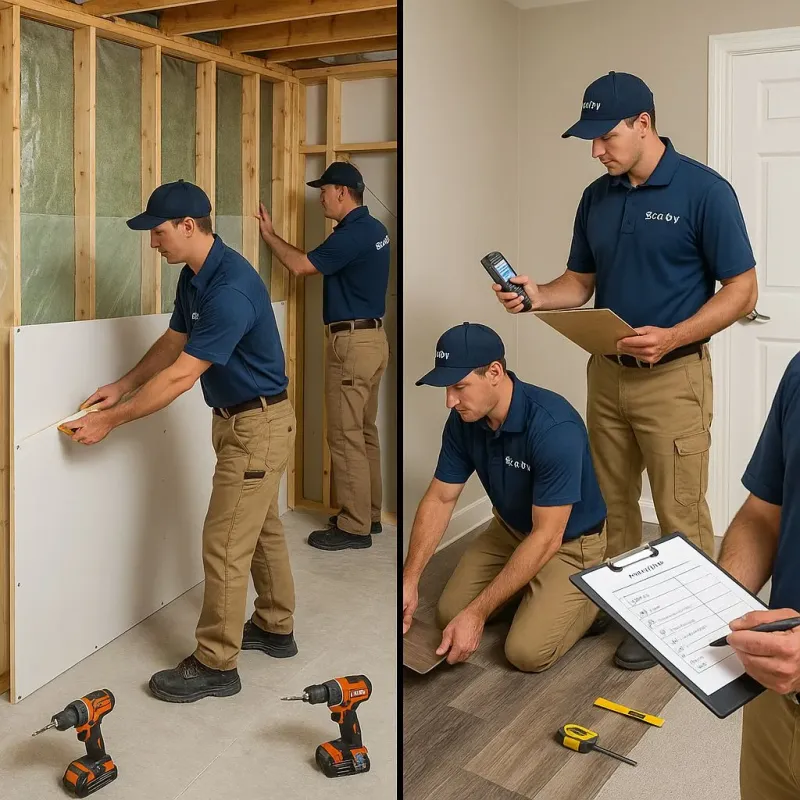 Repairs and Reconstruction process in Leslie, MI